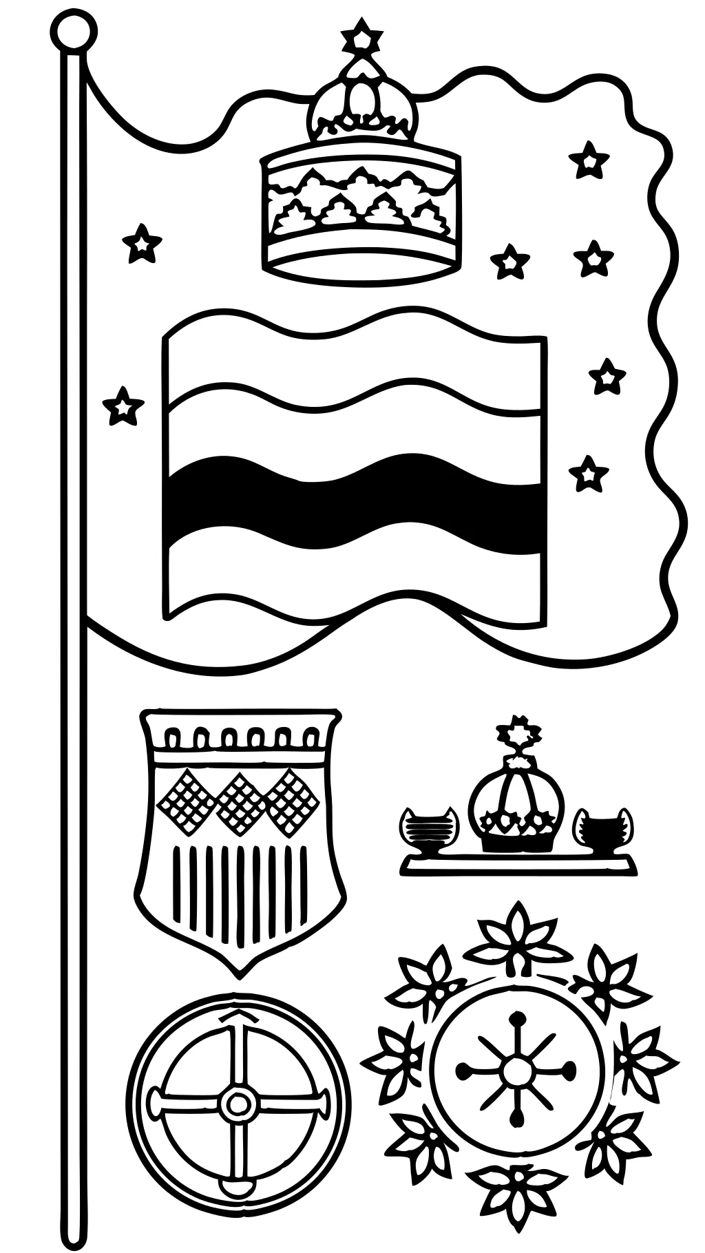 germany flag coloring page